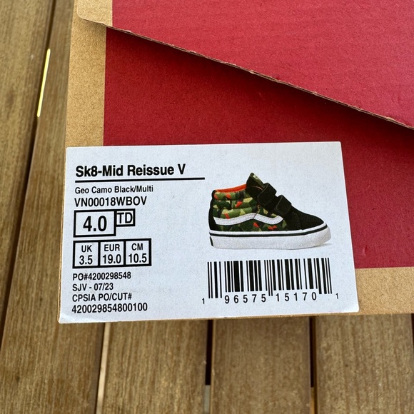 Toddler SK8-Mid Reissue V Shoe - Picture 5 of 5